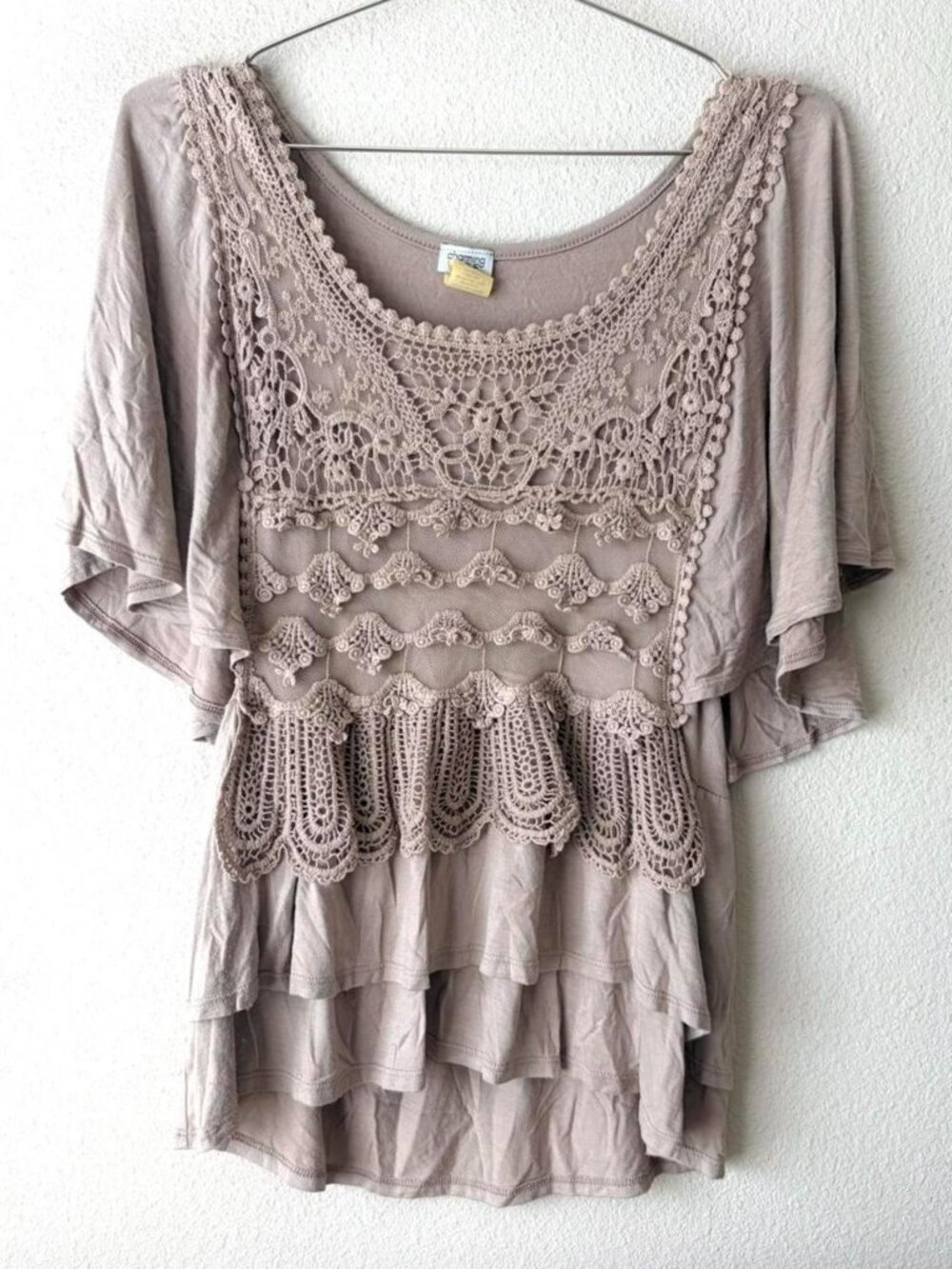 Charming Charlie made in USA y2k top women's medium